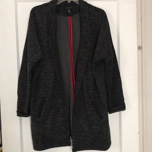Cute Ponte knit open front blazer!